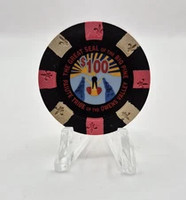 Sierra Springs Casino Big Pine California $100 Casino Chip
