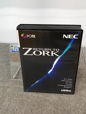 NEC RETURN TO ZORK PC-FX Software Used, Unverified Condition