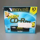 NEW Maxell CD-R Pro 700mb Professional Quality 10 Pack Sealed Blank CDs w/ Cases