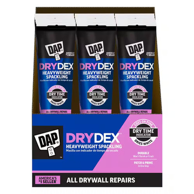 Drydex 5.5 Oz. Dry Time Indicator Spackling Paste (12-Pack)