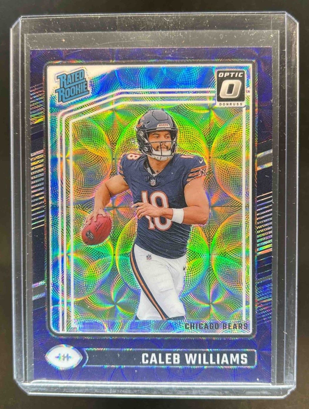 2024 Donruss Optic Caleb Williams Purple Scope Rated Rookie #201 Bears