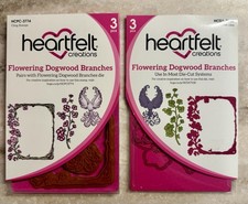 Heartfelt Creations FLOWERING DOGWOOD BRANCHES Stamp Die Set BRAND NEW