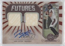 2020 Panini Legacy Futures Ruby 6/100 Jake Luton #FD-JL Dual Patch Auto a8r