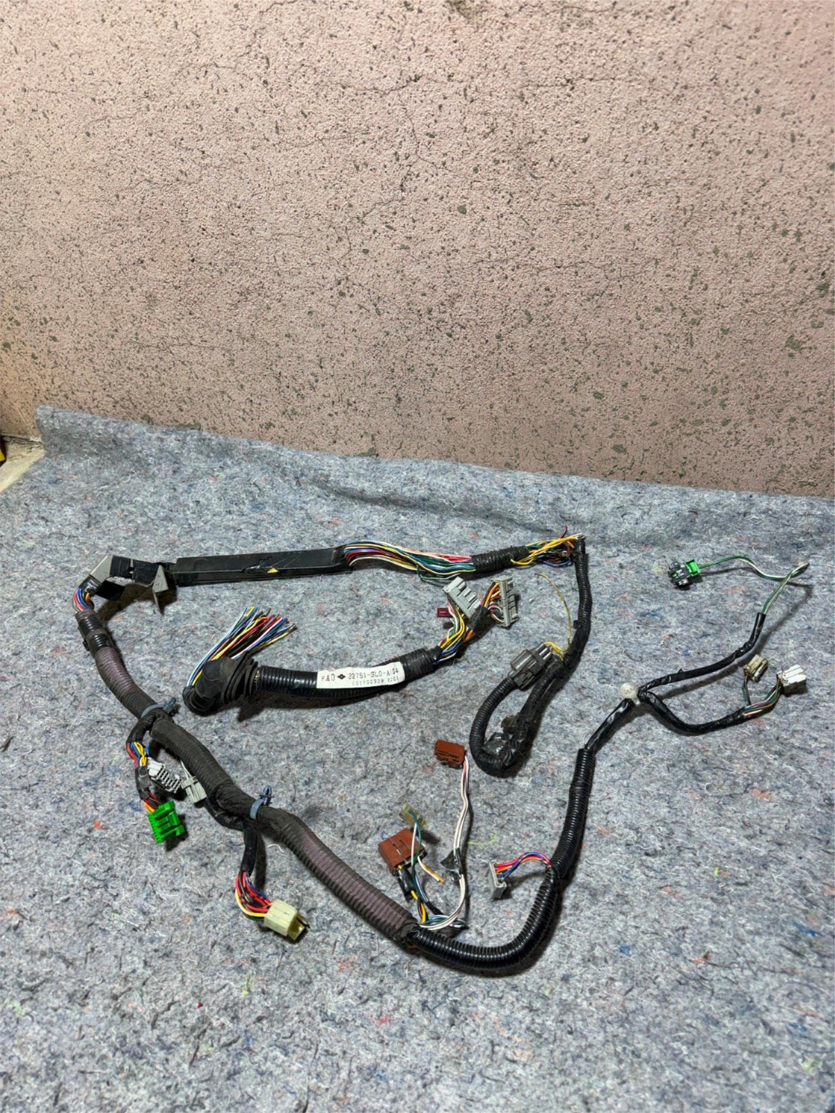1991-1992 ACURA NSX 32751SL0A00 WIRE HARNESS DRIVER DOOR CUT