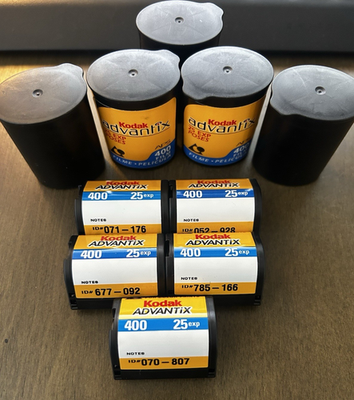 Lot of Kodak Advantix Film 400 25 exp Color Vintage Photography