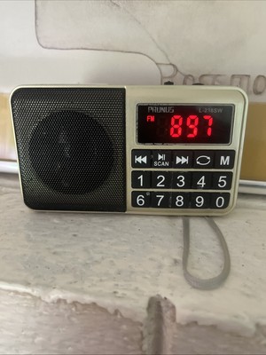 Mini Portable Radio AM FM Pocket Radio, Digital Prunus L-238SW