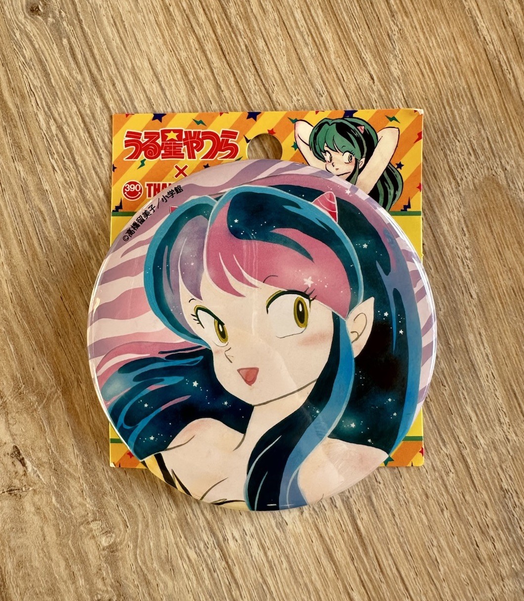 Original Anime Manga Core Badge Button Urusei Yatsura raro Lum de Japón retro