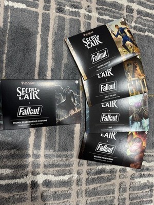 マジック：ザ・ギャザリング MTG Fallout The Atomic-Grade Foil Bundle MTG Secret Lair Fallout Atomic Grade Foil Bundle Sealed + Silver