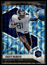Racey McMath 2021 Panini Mosaic Reactive Blue RC Rookie Parallel #392 Tennessee