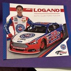Joey Logan’s AUTO CLUB NASCAR 8.5 x 11 Hero Card — photo 1