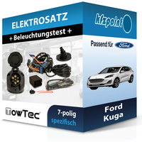 für Ford Kuga 07.2019-Jetzt Towtec E-Satz 7Polig Fahrzeugspezifisch NEU