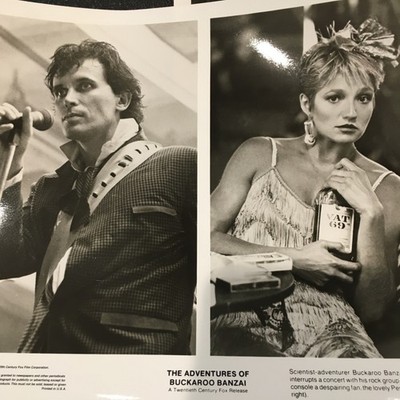 2) THE ADVENTURES OF BUCKAROO BANZIA Cast Pub. Photos Peter Weller Ellen Barkin