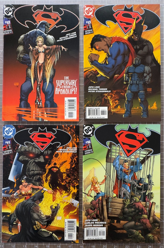 Lot of 4 DC Superman / Batman Comics - Modern Era - 6.5-8.0 Conditions