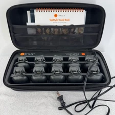 InStyler Topstyler C Shells Hair Curler Styling Set With Case & Book