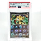 PSA 9 Pokemon Card Meowth 052/165 Masterball Holo SV2a Japanese Card [9]