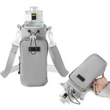Water Bottle Carrier Bag With Shoulder Strap Insulated Water Bottle Pouch Holder