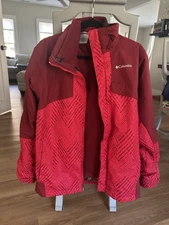 Columbia Boys Bugaboo III XL 3 In 1 Winter Jacket Shell and Fleece with hood