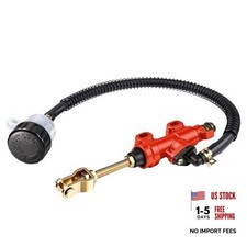 Rear Brake Master Cylinder Replacement with Brake Fluid Reservoir for Most red