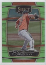 2022 Panini Select Concourse Neon Green Prizm 75/99 John Means #89 r0j