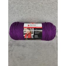 Red Heart Super Saver Yarn Purple 7 oz 100 Acrylic Worsted Weight LW4131