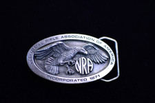 NRA Belt Buckle Eagle Made In the U.S.A. National Rifle Association of America