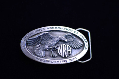 NRA Belt Buckle Eagle *Made In the U.S.A.* National Rifle Association of America