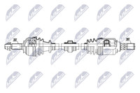 NTY Antriebswelle NPW-NS-198 FüR Nissan Micra 3 K12 16V LPG 160