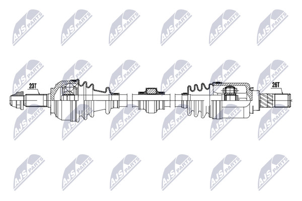 NTY Antriebswelle NPW-NS-198 FüR Nissan Micra 3 K12 16V LPG 160-image
