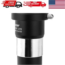 Multi-Coated 2X Barlow Lens for Telescopes - M42 Thread, Dust Caps Included