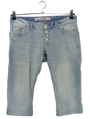 MULTIBLU Bermuda Damen Hose Gr. DE 36 blau Jeans-Optik