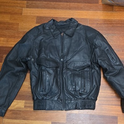 Mens Vintage Distressed Black Motorcycle Jacket Casual Biker Leather Jacket Coat