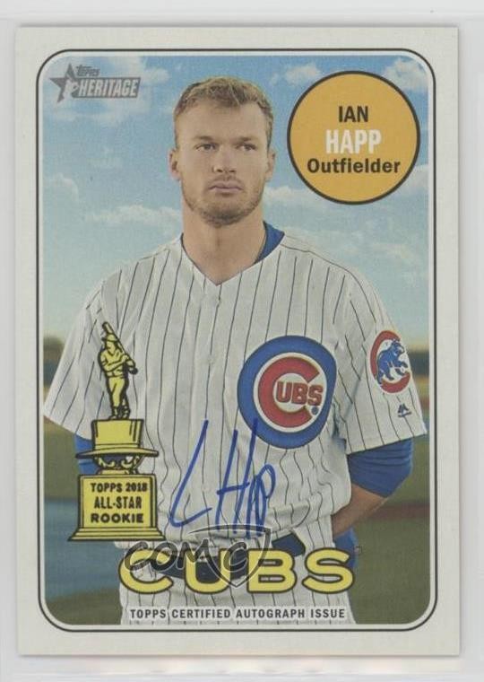 2018 Topps Heritage High Number Real One Auto Ian Happ #ROA-IH Auto 4k8