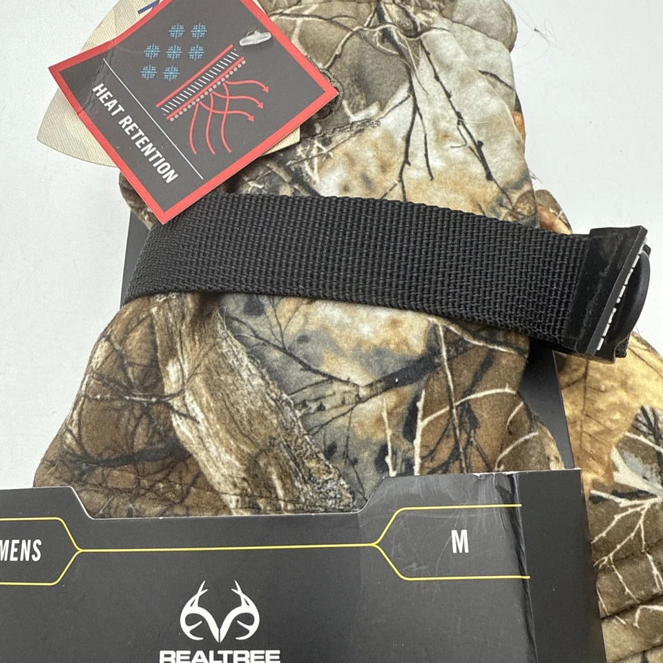Realtree Edge Heavyweight Hunting Gloves Scent Control Water Proof NEW Sz Med. - Image 3 of 4