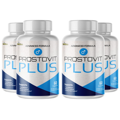 Prostovit Plus- Support Supplement for Men - Urinary & Bladder Health-4 Bottles