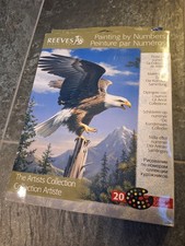 Reeves peinture par numéros aigles hurlants les artistes collection kit