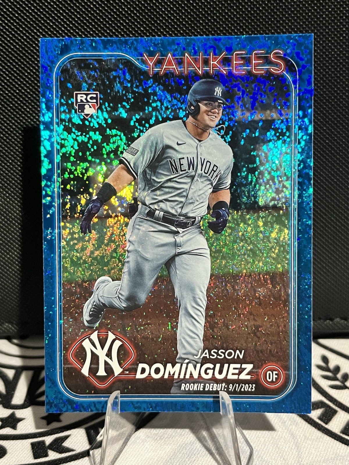 2024 Topps Update Series Jasson Dominguez Rookie Debut #US175 Blue Foil /999