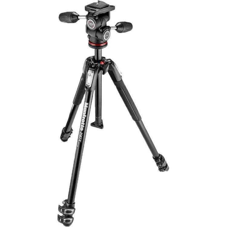 Manfrotto Aluminium Tripod With Mh-804-3 Way Head Mk190x3-3W1 - Image 2