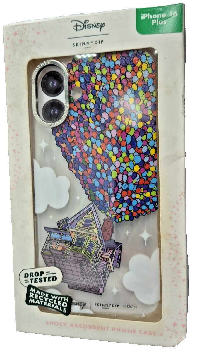 Disney Skinny Dip iPhone 16 Plus House Shock Case Drop Tested Recycled Materials