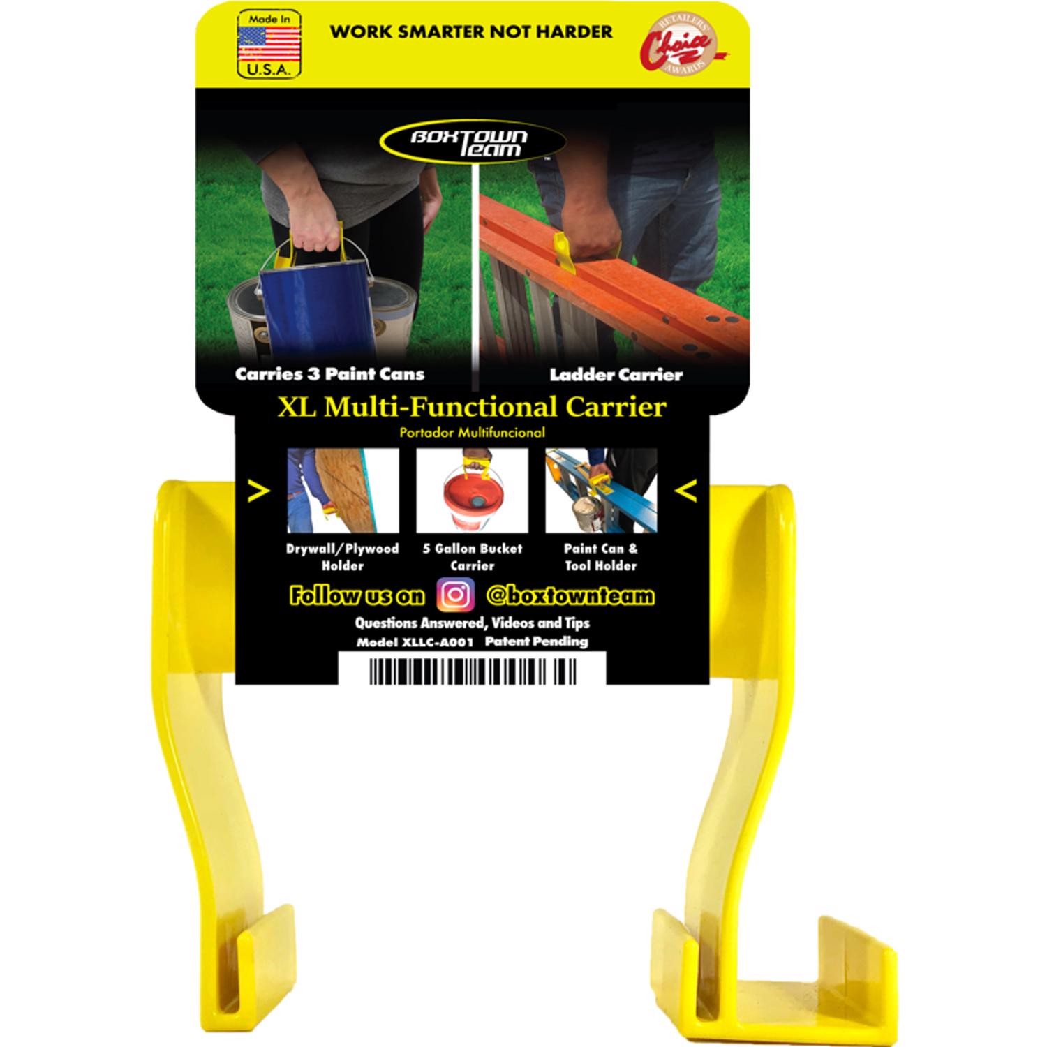 Boxtown Team XLLC-A001 Plastic Assorted Multi-Functional Ladder Carrier
