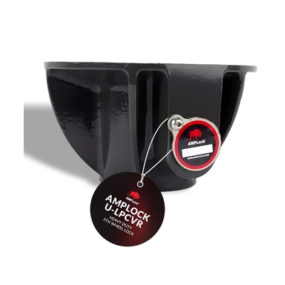 AMPLock - U-LPCVR Heavy Duty 5th Wheel Lock, Patented Cylinder Lock, Travel T...