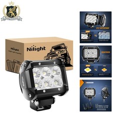 Waterproof 18W LED Pods for Off-Road Vehicles - Durable  Bright Lighting