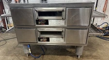 Middleby Marshall PS970g WOW! Gas Double Stack Pizza Conveyor Ovens...Video Demo