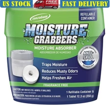 Moisture Absorber Tablets 6 Pack Humidity Control Odor Eliminator Leak Resistant