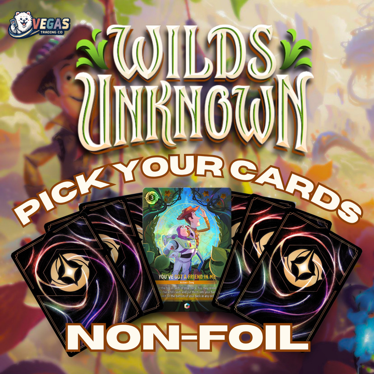 Disney Lorcana Wilds Unknown Non-Foil Singles YOU PICK! Bundle & Save 2 Card Min
