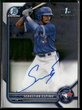 2022 Bowman Chrome #CPA-SE Sebastian Espino Prospect Autographs