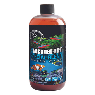 MicrobeLift Special Blend Aquarium Water Treatment 4 Ounces Fresh Saltwater Safe