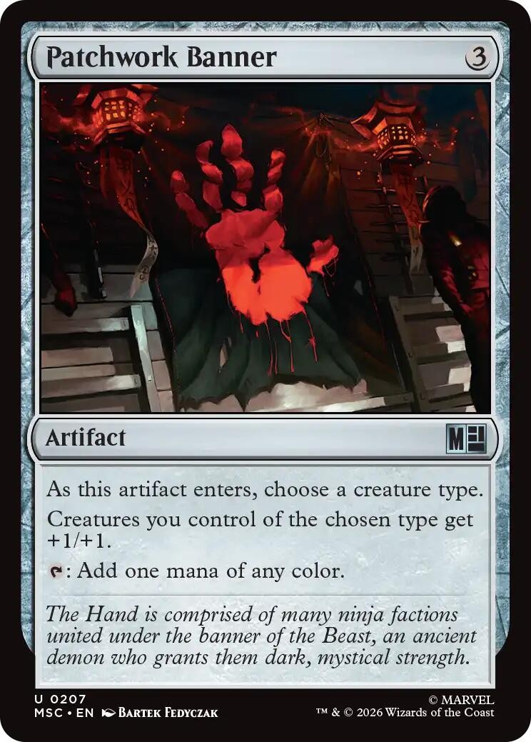 Patchwork Banner Commander: Marvel Super Heroes 207