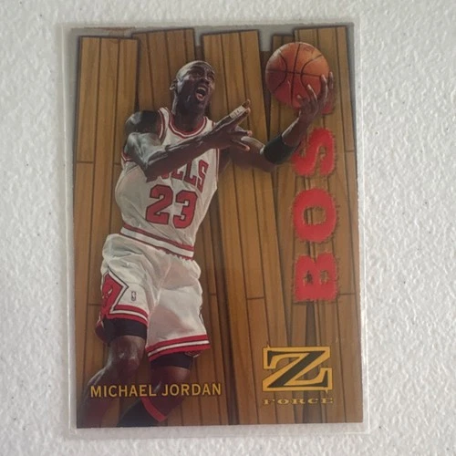 SkyBox 1997-98 Z-Force Boss Michael Jordan #10 B Chicago Bulls Basketball Card