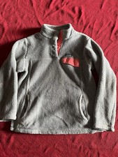 Patagonia Re-Tool Snap-T Fleece Pullover Girls XL 14 Gray Soft Hiking 65585