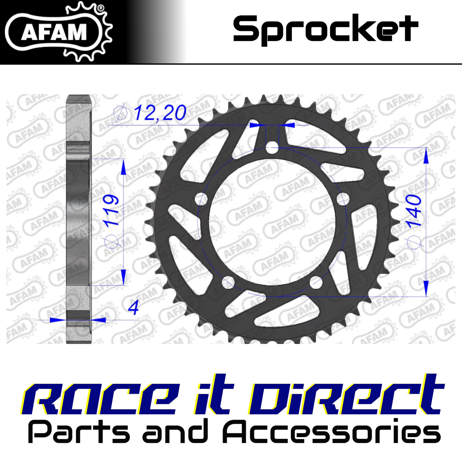 Sprocket for BMW F 850 GS Adventure 2021 45T Rear AFAM